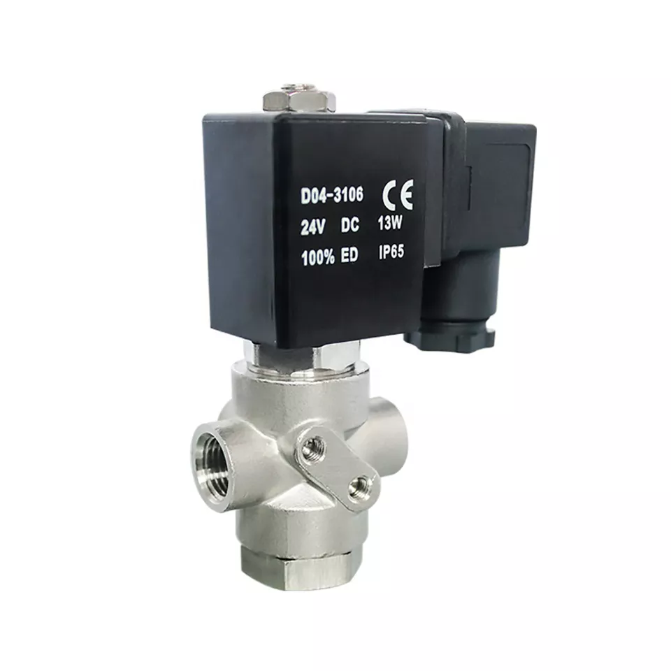 3 Ways Stainless Steel Magnetic Valve